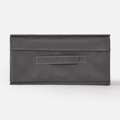 Коробка для хранения, CWX011-4, 30x28x15 см, чёрный No Brand