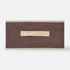 Коробка для хранения, CWX008-4, 30x30x15 см, коричневый No Brand