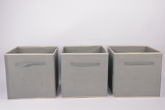 Органайзер для хранения вещей и белья, CWX020-1, серый, 3 шт No Brand