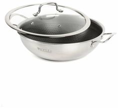 Сковорода ВОК KL-4291-28 Kelli 3,6л. нерж.ст. тефлон.покр. инд.с крыш. No Brand