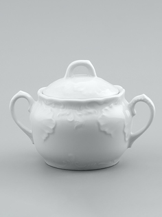 Сахарница Cmielow Rococo с крышкой фарфоровая 6526