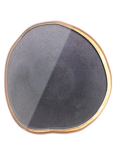 Тарелка сервировочная АКСАМ стеклянная 21 см 339-442