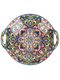 Блюдо сервировочное с ручками Nouvelle Arabesque фарфор 22,5х20,5х4,5 см 860082