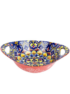 Салатник овальный с ручками 22,7x15,2x6,6 см фарфоровый Nouvelle Arabesque 860110