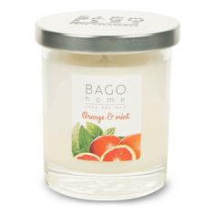 Ароматическая свеча Bago home Апельсин с мятой 132 г