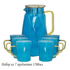 Набор графин 1700мл и 6 стаканов Lenardi (183495)