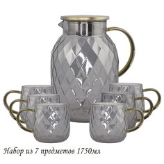 Набор графин 1750мл и 6 стаканов Lenardi (183493)