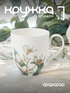 Кружка Maxwell & Williams Орхидея белая 350 мл MW496-HV0451