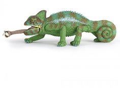 Хамелеон обыкновенный 11,5 см Chamaeleo chamaeleon фигурка игрушка пресмыкающегося No Brand