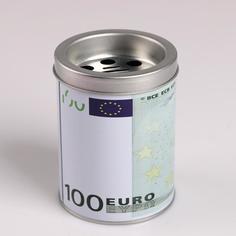 Пепельница бездымная "Euro", 7.7 х 10.2 см, микс No Brand