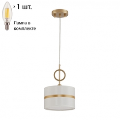 Подвесной светильник с лампочкой Favourite Mateo 2634-1P+Lamps E14 Свеча