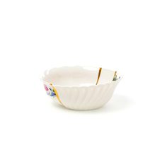 Салатник Seletti Kintsugi 09637 d.19 Дизайнерская посуда из фарфора