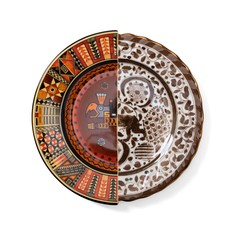 Тарелка Seletti Mitla 09141 d.27,5 Дизайнерская посуда из фарфора
