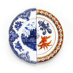 Тарелка Seletti Isaura 09721 d.27,5 Дизайнерская посуда из фарфора
