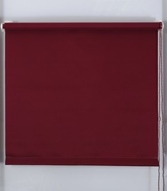Рулонная штора Простая MJ, размер 80х160 см, цвет бордовый No Brand