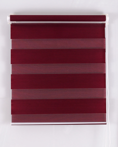 Штора рулонная Магеллан (шторы и фурнитура) День и ночь, 60x160 см, цвет красное вино No Brand