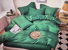 Постельное белье 1,5 спальное Ивановский текстиль страйп-сатин Sateen De Lux 00445/1,5