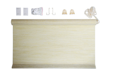 Рулонная штора Натур, размер 120 х 160 см, цвет тростник светлый No Brand