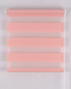 Рулонная штора День и Ночь, размер 50х160 см, цвет розовый No Brand