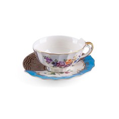 Чайная пара Seletti Kerma 09171 Дизайнерская посуда из фарфора