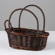 Корзина 27 х 16 х 10/26 см, лоза No Brand