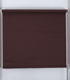 Штора рулонная MJ 70х160 см, цвет шоколадный No Brand