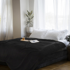 Плед Cleo Royal Plush 150х200 полуторный черный