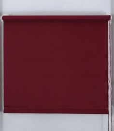 Штора рулонная MJ, 140 х 160 см, цвет бордовый No Brand