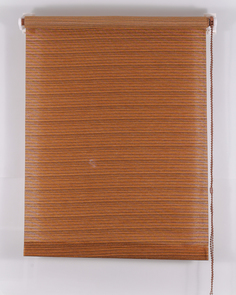 Штора рулонная Зебрано, 160х160 см, цвет шоколад No Brand