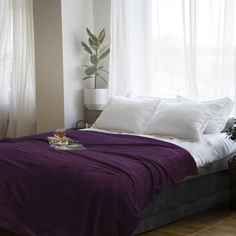 Плед Cleo Royal Plush 150х200 полуторный фиолетовый