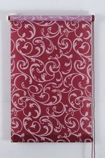 Штора-ролет Аглетер, размер 50x160 см, цвет бордо No Brand