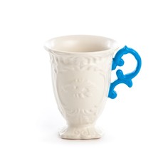 Кружка Seletti I-Mug Blue 09855 AZZ Дизайнерская посуда из фарфора