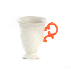 Кружка Seletti I-Mug Orange 09855 ARA Дизайнерская посуда из фарфора