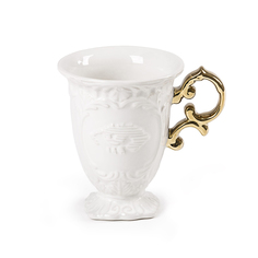 Кружка Seletti I-Mug Gold 09865 Дизайнерская посуда из фарфора