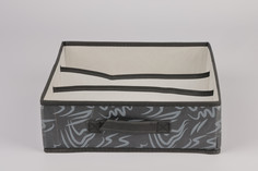 Коробка для хранения, CWX007-5, 30x30x10 см, чёрный No Brand