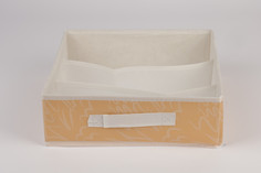 Коробка для хранения, CWX007-4, 30x30x10 см, бежевый No Brand