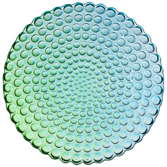 Тарелка обеденная Bronco bubble colors 24,5 cм, высота 3 cм