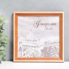 Фоторамка сосна с20 20х20 см (пластиковый экран) Зебра