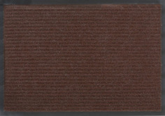 Коврик влаговпитывающий, ребристый 120*150 см. "СТАНДАРТ" коричневый / 6 No Brand