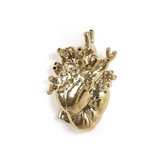 Ваза Seletti Love in Bloom Gold 09921 Дизайнерский декор из фарфора