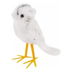 Сувенир новогодний Homeclub Птичка в шапочке белый 18 см