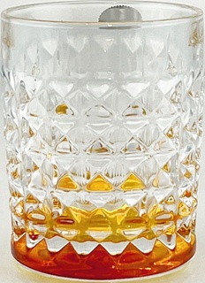 Набор из 6-ти стаканов Диамонд Желтые Объем: 230 мл Crystalite Bohemia