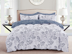 Постельное белье евро Cleo Pure Cotton, поплин, наволочки 50х70 и 70х70