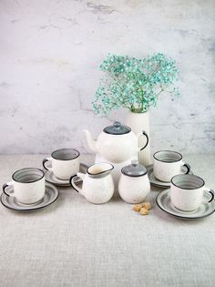 Чайный сервиз на 4 персоны Elrington, с чайником и сахарницей, 139-27121graphite-7