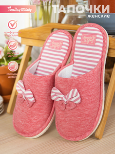 Тапочки женские Smile of Milady 82-132 зак розовые 37 RU