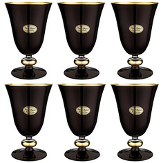 Набор из 6 штук Бокалы для вина Art Decor Black Chic 0.28 л