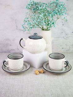 Чайный сервиз на 2 персоны Elrington, с чайником, 139-27121graphite-03