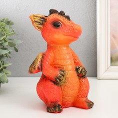 Фигурка "Дракончик" 18х10х10 см, оранжевый No Brand