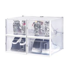 Коробка для хранения обуви большого размера Premium, набор из 4 шт. (25*18,7*35) Homsu