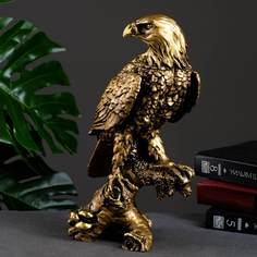 Фигура "Орел на коряге" золото, 32см Хорошие сувениры